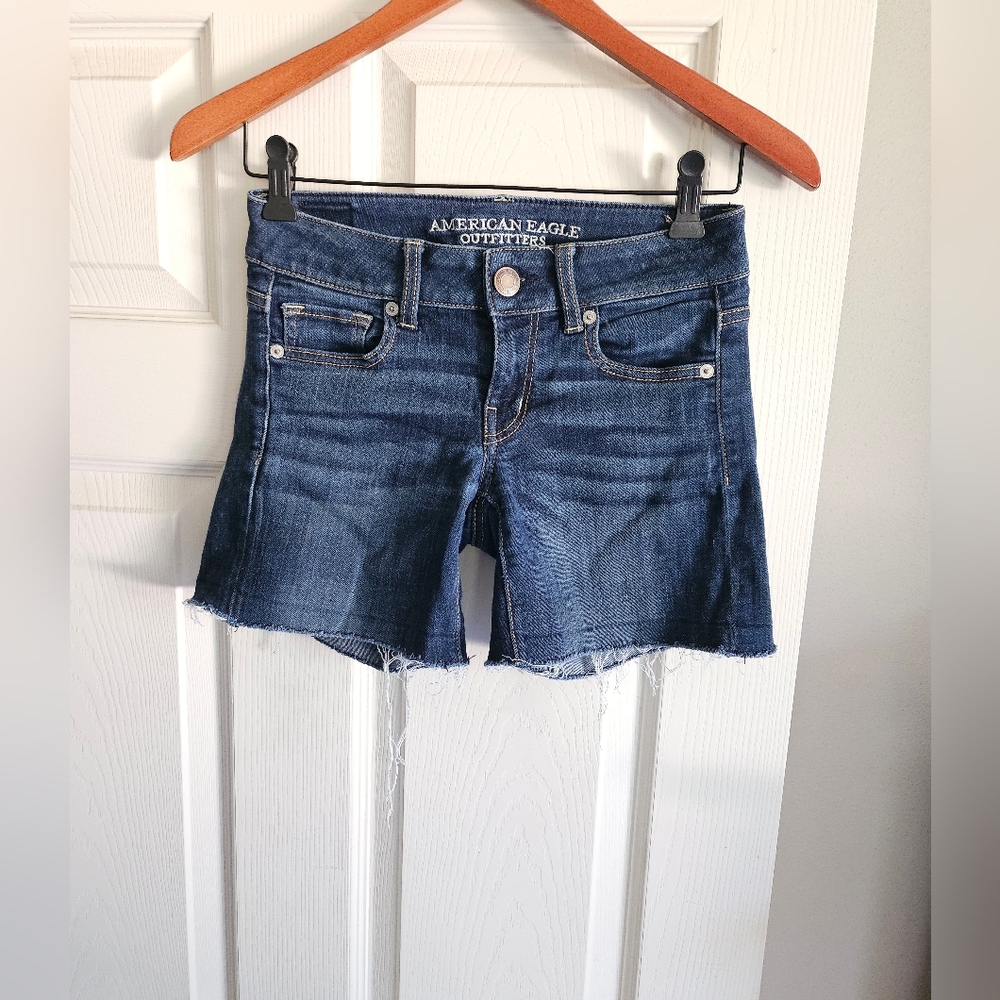 American Eagle Outfitters 0 Jean Short Good Used Condition